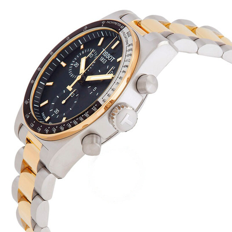 Relógio T-Sport Cronógrafo Quartzo Mostrador Preto 40 mm - Mercado de Luxo - O Maior E-Commerce de Bens, Produtos e Serviços de Luxo do Brasil.