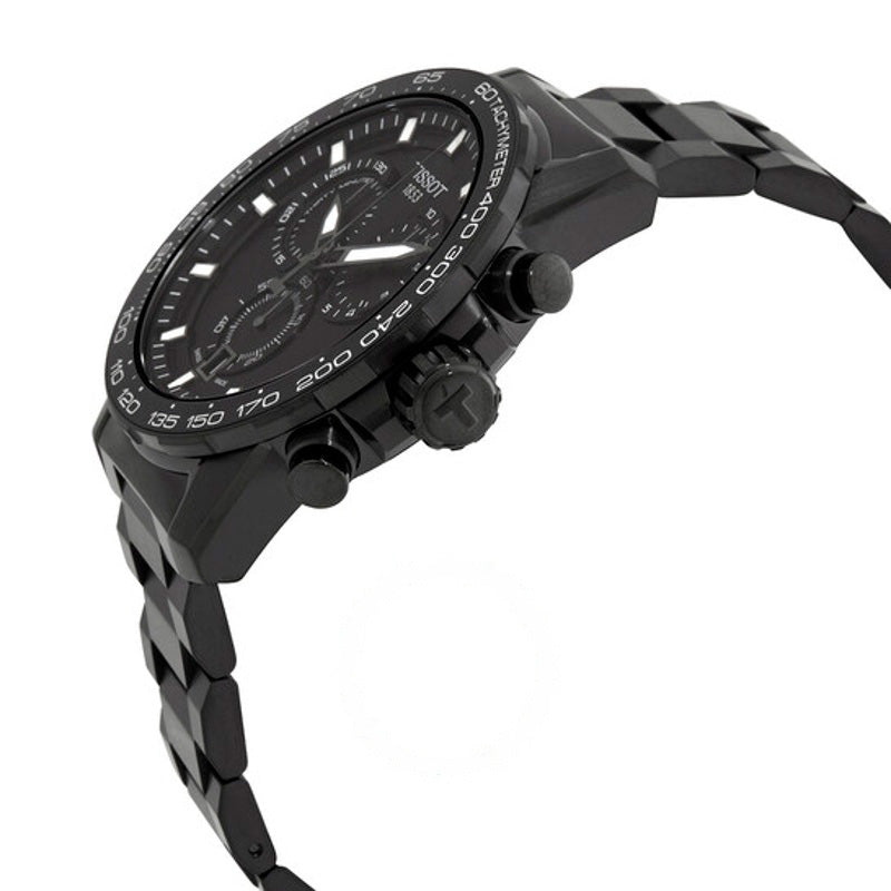 Relógio T-Sport Cronógrafo Quartzo Mostrador Preto 45 mm - Mercado de Luxo - O Maior E-Commerce de Bens, Produtos e Serviços de Luxo do Brasil.