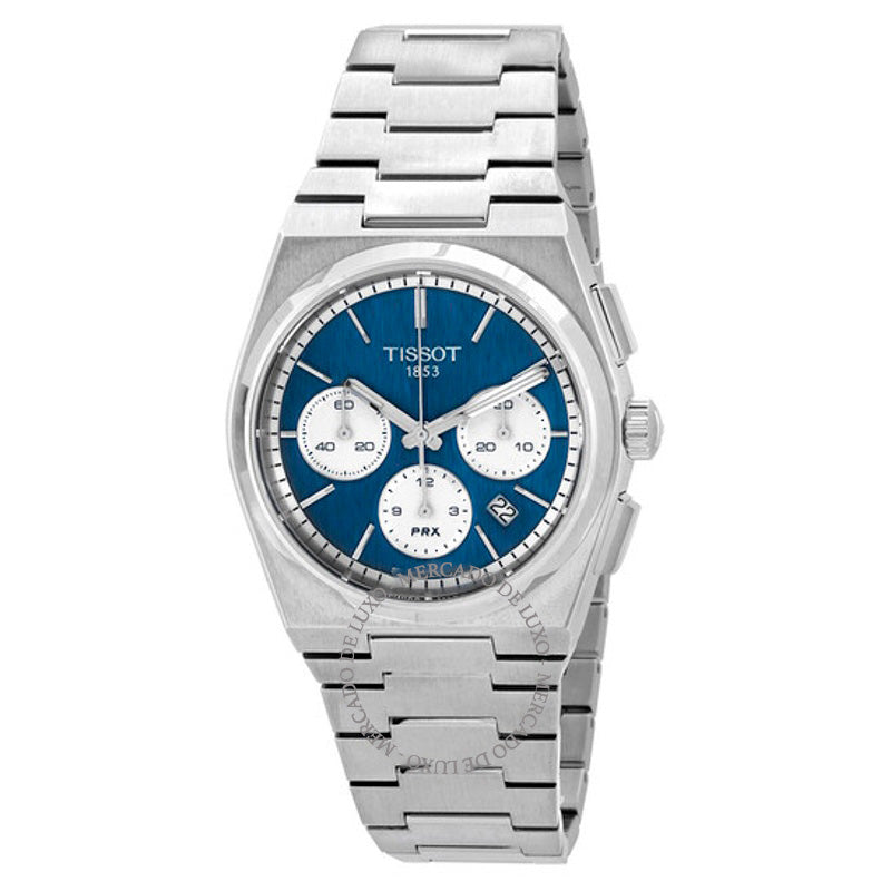 Relógio PRX Cronógrafo Automático Mostrador Azul 42 mm - Mercado de Luxo - O Maior E-Commerce de Bens, Produtos e Serviços de Luxo do Brasil.
