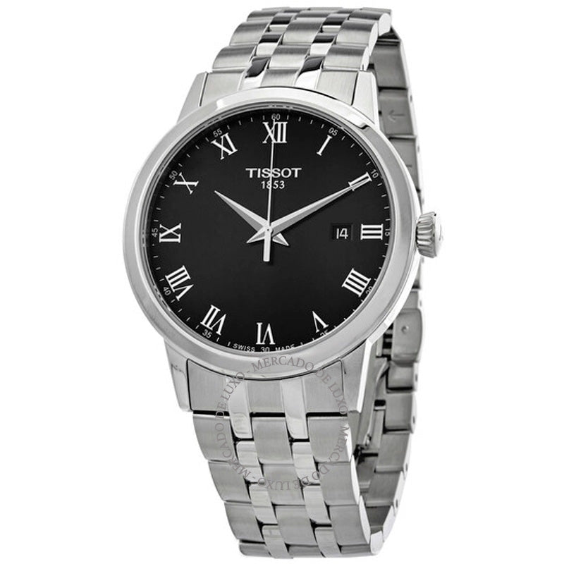 Relógio T-Classic Quartzo Mostrador Preto 42 mm - Mercado de Luxo - O Maior E-Commerce de Bens, Produtos e Serviços de Luxo do Brasil.