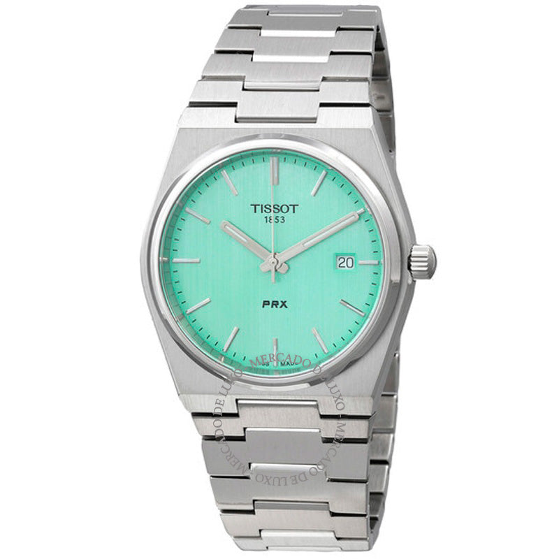 Relógio PRX Quartzo Mostrador Verde Claro 40 mm - Mercado de Luxo - O Maior E-Commerce de Bens, Produtos e Serviços de Luxo do Brasil.