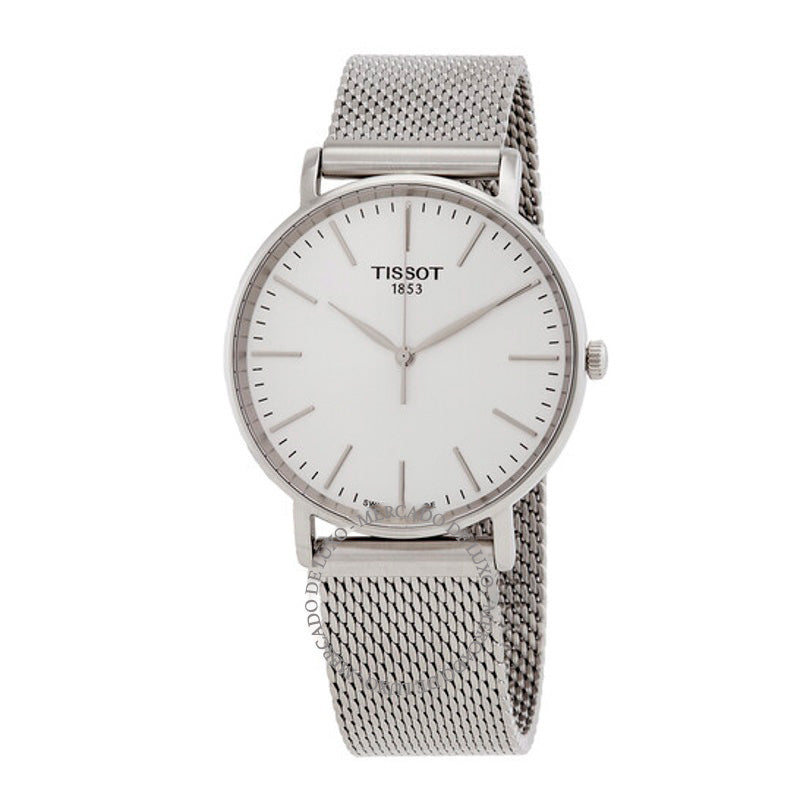 Relógio Mostrador branco de quartzo Everytime 40 mm - Mercado de Luxo - O Maior E-Commerce de Bens, Produtos e Serviços de Luxo do Brasil.