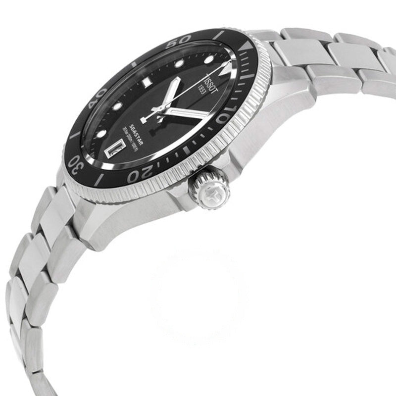 Relógio Seastar Quartzo Mostrador Preto 40 mm - Mercado de Luxo - O Maior E-Commerce de Bens, Produtos e Serviços de Luxo do Brasil.