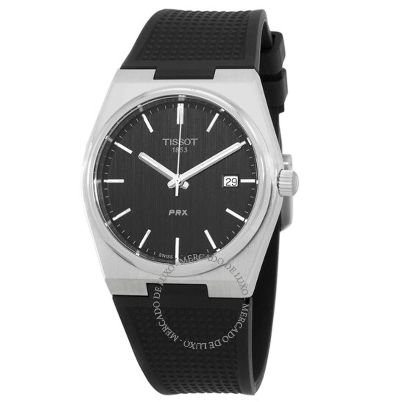 Relógio PRX Quartzo Mostrador Preto 40 mm - Mercado de Luxo - O Maior E-Commerce de Bens, Produtos e Serviços de Luxo do Brasil.