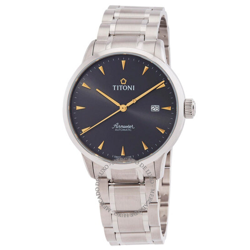 Relógio Airmaster Automático Mostrador Antracite 40 mm - Mercado de Luxo - O Maior E-Commerce de Bens, Produtos e Serviços de Luxo do Brasil.