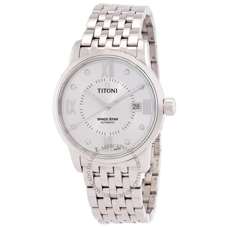 Relógio Space Star Automático Mostrador Prateado 40 mm - Mercado de Luxo - O Maior E-Commerce de Bens, Produtos e Serviços de Luxo do Brasil.