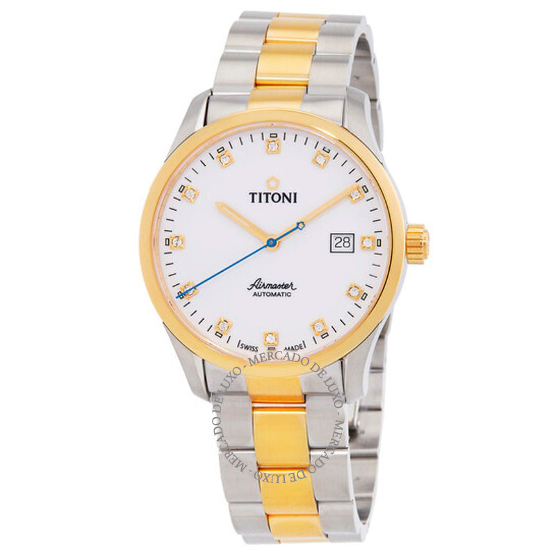 Relógio Airmaster Automático Mostrador Branco 39 mm - Mercado de Luxo - O Maior E-Commerce de Bens, Produtos e Serviços de Luxo do Brasil.