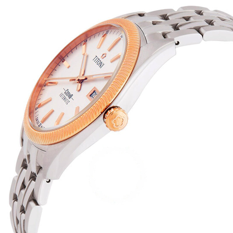 Relógio Cosmo Automático Mostrador Prateado 41 mm - Mercado de Luxo - O Maior E-Commerce de Bens, Produtos e Serviços de Luxo do Brasil.