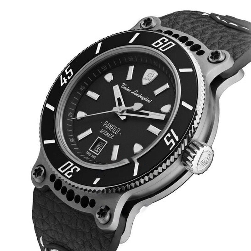 Relógio Panfilo Automático Mostrador Preto 44 mm - Mercado de Luxo - O Maior E-Commerce de Bens, Produtos e Serviços de Luxo do Brasil.