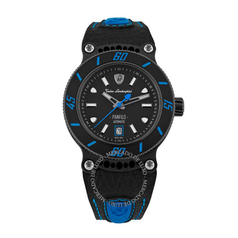 Relógio Panfilo Automático Mostrador Preto 44 mm - Mercado de Luxo - O Maior E-Commerce de Bens, Produtos e Serviços de Luxo do Brasil.