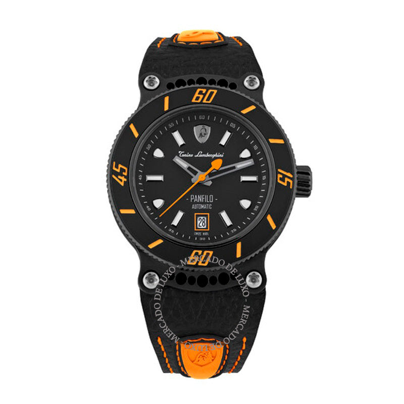 Relógio Panfilo Automático Mostrador Preto 44 mm - Mercado de Luxo - O Maior E-Commerce de Bens, Produtos e Serviços de Luxo do Brasil.