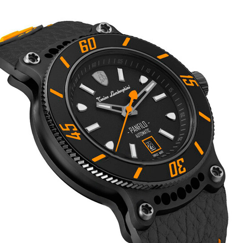 Relógio Panfilo Automático Mostrador Preto 44 mm - Mercado de Luxo - O Maior E-Commerce de Bens, Produtos e Serviços de Luxo do Brasil.