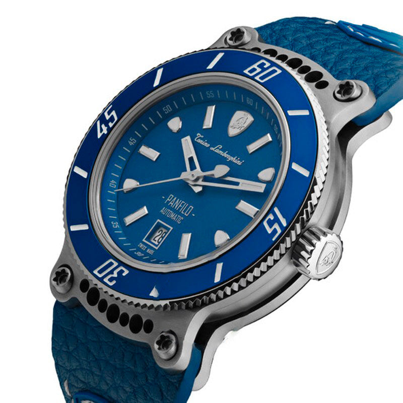 Relógio Panfilo Automático Mostrador Azul 44 mm - Mercado de Luxo - O Maior E-Commerce de Bens, Produtos e Serviços de Luxo do Brasil.