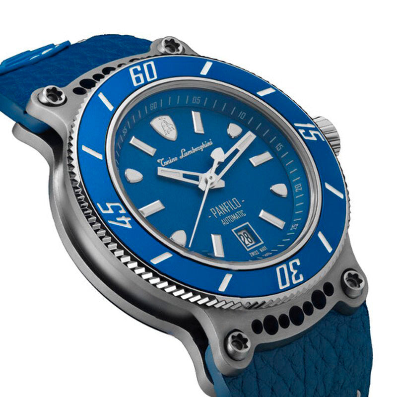 Relógio Panfilo Automático Mostrador Azul 44 mm - Mercado de Luxo - O Maior E-Commerce de Bens, Produtos e Serviços de Luxo do Brasil.