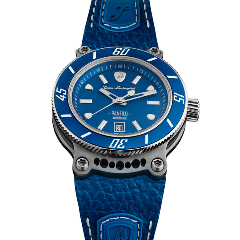 Relógio Panfilo Automático Mostrador Azul 44 mm - Mercado de Luxo - O Maior E-Commerce de Bens, Produtos e Serviços de Luxo do Brasil.
