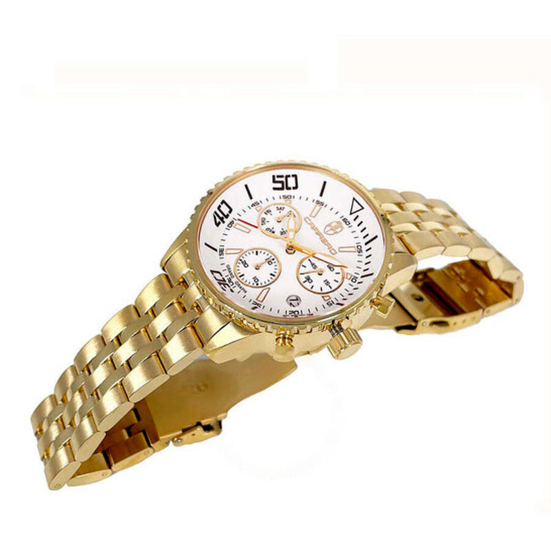 Relógio GrandGraph Cronógrafo Quartzo Mostrador Branco 44 mm - Mercado de Luxo - O Maior E-Commerce de Bens, Produtos e Serviços de Luxo do Brasil.