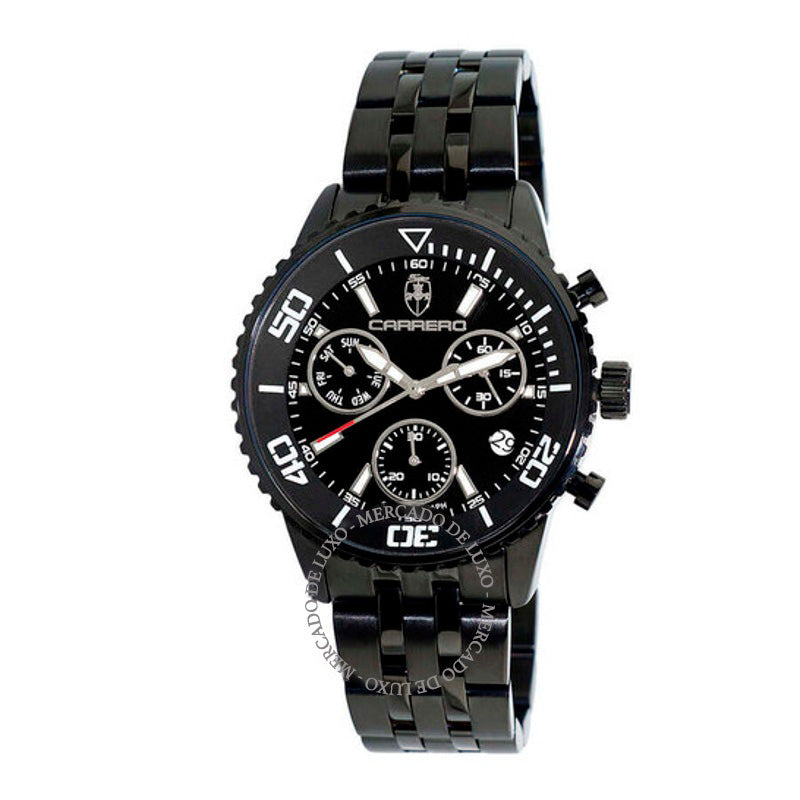 Relógio GrandGraph Cronógrafo Quartzo Mostrador Preto 44 mm - Mercado de Luxo - O Maior E-Commerce de Bens, Produtos e Serviços de Luxo do Brasil.