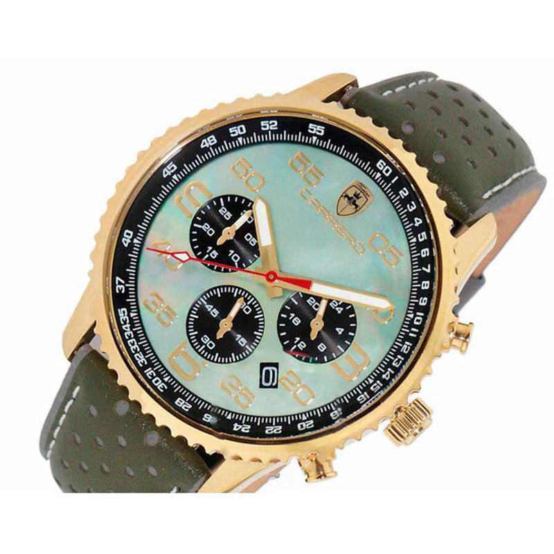 Relógio Aureum Cronógrafo Taquímetro Mostrador Verde 46 mm - Mercado de Luxo - O Maior E-Commerce de Bens, Produtos e Serviços de Luxo do Brasil.