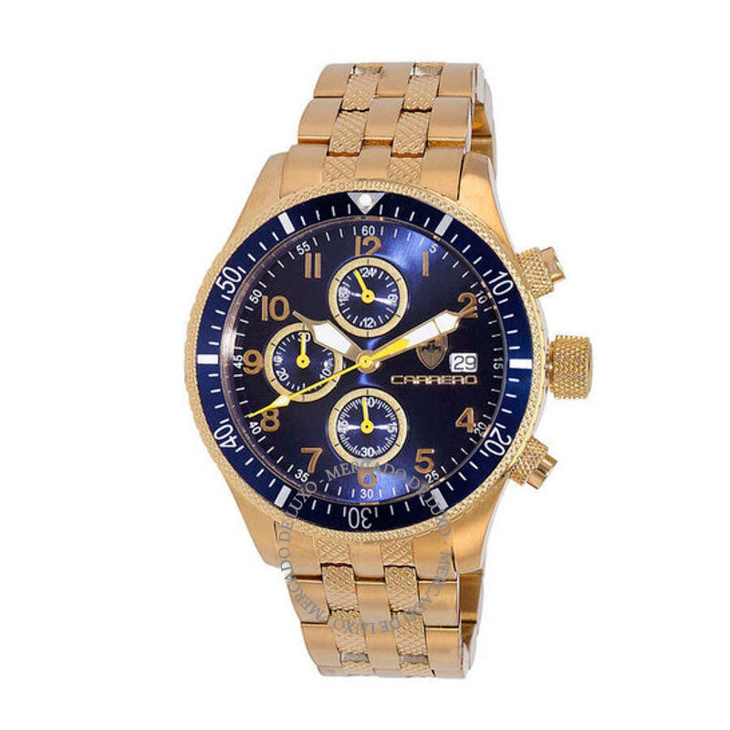 Relógio LaserGraph Cronógrafo Quartzo Mostrador Azul 44 mm - Mercado de Luxo - O Maior E-Commerce de Bens, Produtos e Serviços de Luxo do Brasil.