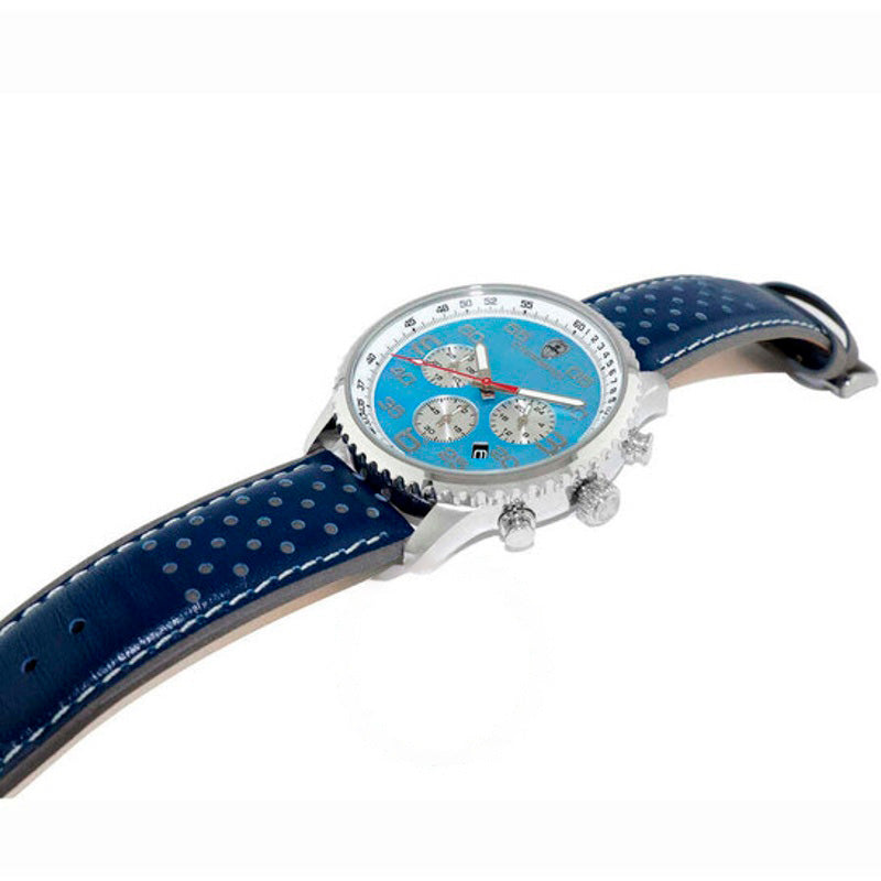 Relógio Aureum Cronógrafo Taquímetro Mostrador Azul 46 mm - Mercado de Luxo - O Maior E-Commerce de Bens, Produtos e Serviços de Luxo do Brasil.