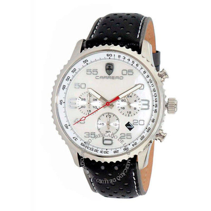 Relógio Aureum Chronograph Quartz Mostrador Branco 46 mm - Mercado de Luxo - O Maior E-Commerce de Bens, Produtos e Serviços de Luxo do Brasil.