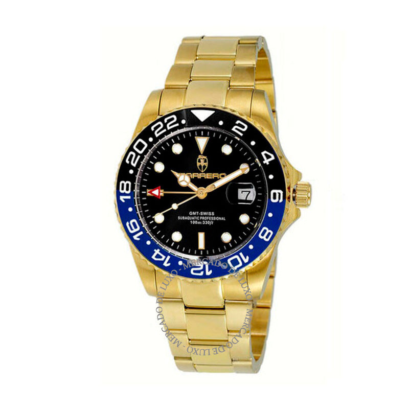 Relógio Subaquático GMT Quartzo Mostrador Preto 42 mm - Mercado de Luxo - O Maior E-Commerce de Bens, Produtos e Serviços de Luxo do Brasil.