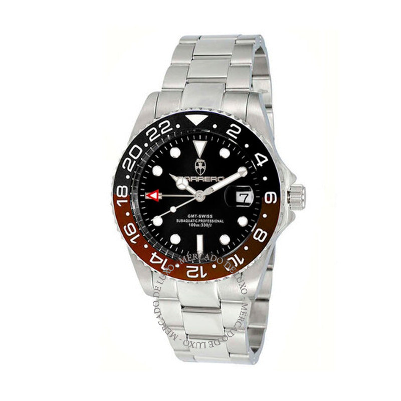 Relógio Subaquático GMT Quartzo Mostrador Preto 42 mm - Mercado de Luxo - O Maior E-Commerce de Bens, Produtos e Serviços de Luxo do Brasil.