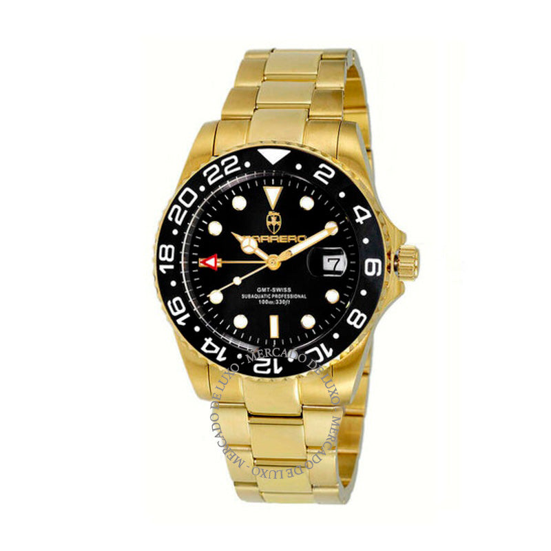 Relógio Subaquático GMT Quartzo Mostrador Preto 42 mm - Mercado de Luxo - O Maior E-Commerce de Bens, Produtos e Serviços de Luxo do Brasil.