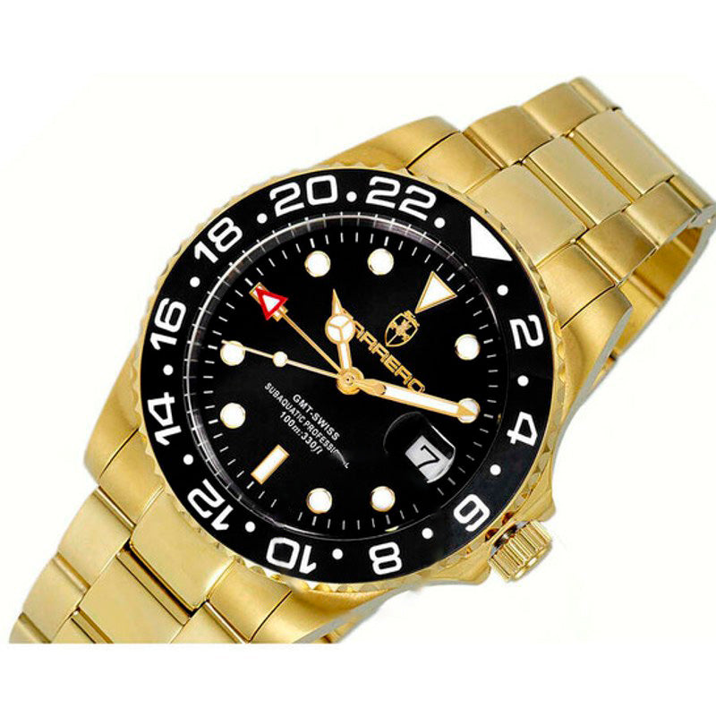 Relógio Subaquático GMT Quartzo Mostrador Preto 42 mm - Mercado de Luxo - O Maior E-Commerce de Bens, Produtos e Serviços de Luxo do Brasil.