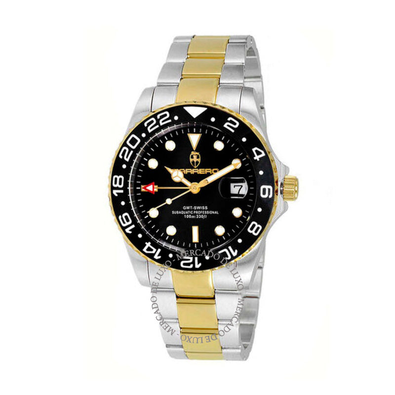 Relógio Subaquático GMT Quartzo Mostrador Preto 42 mm - Mercado de Luxo - O Maior E-Commerce de Bens, Produtos e Serviços de Luxo do Brasil.