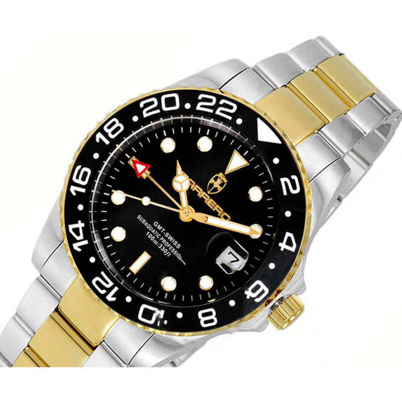 Relógio Subaquático GMT Quartzo Mostrador Preto 42 mm - Mercado de Luxo - O Maior E-Commerce de Bens, Produtos e Serviços de Luxo do Brasil.