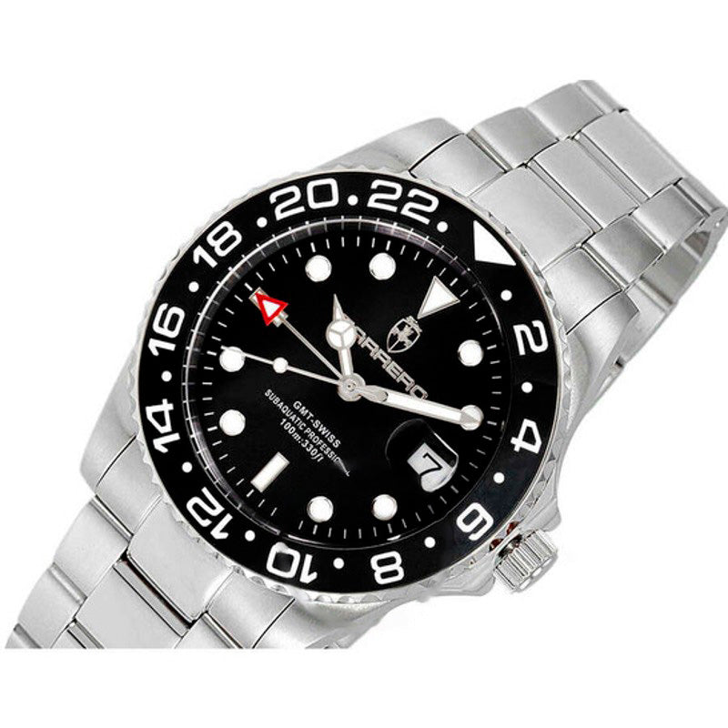 Relógio Subaquático GMT Quartzo Mostrador Preto 42 mm - Mercado de Luxo - O Maior E-Commerce de Bens, Produtos e Serviços de Luxo do Brasil.