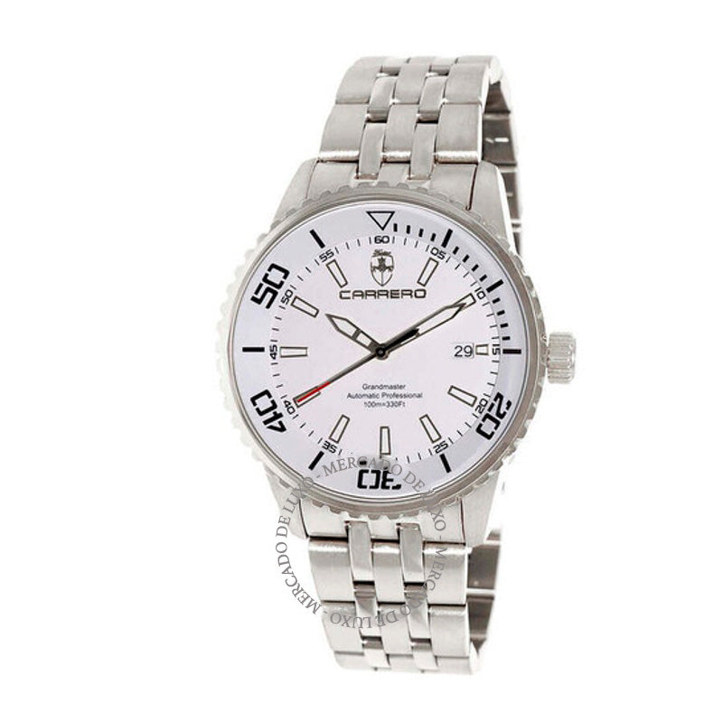 Relógio GrandMaster Automático Mostrador Branco 44 mm - Mercado de Luxo - O Maior E-Commerce de Bens, Produtos e Serviços de Luxo do Brasil.