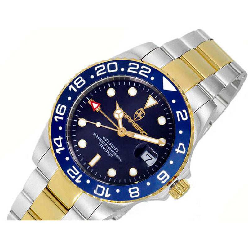 Relógio Mostrador azul de quartzo GMT subaquático 42 mm - Mercado de Luxo - O Maior E-Commerce de Bens, Produtos e Serviços de Luxo do Brasil.