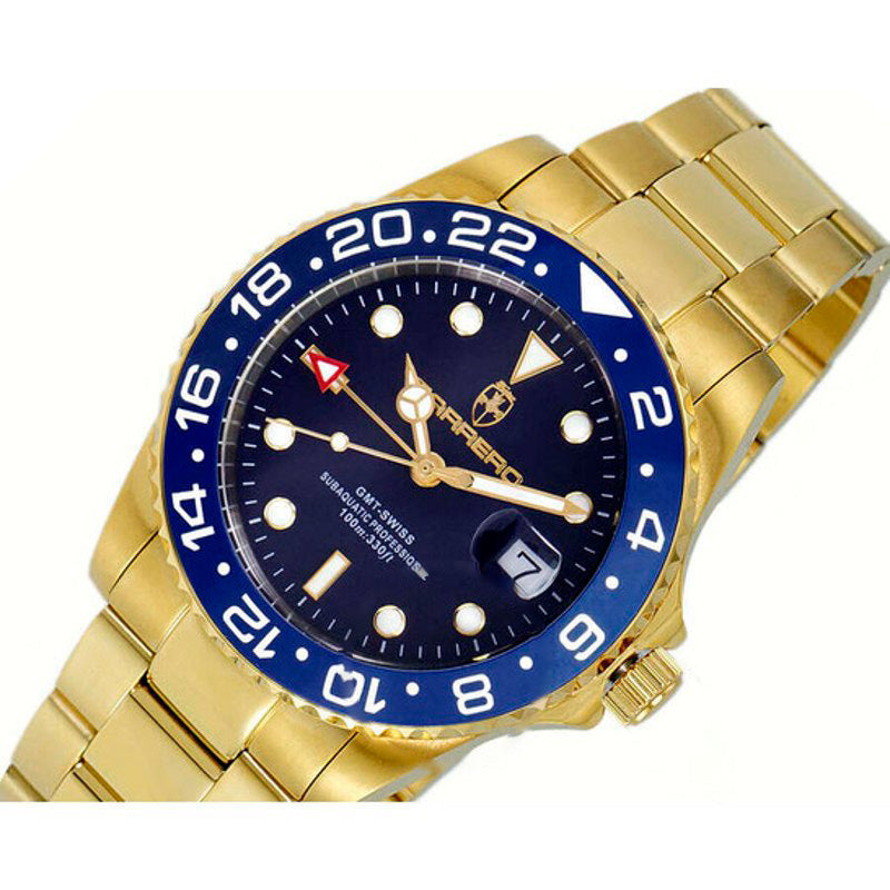 Relógio Mostrador azul de quartzo GMT subaquático 42 mm - Mercado de Luxo - O Maior E-Commerce de Bens, Produtos e Serviços de Luxo do Brasil.