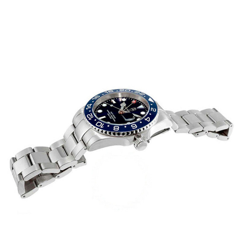 Relógio Mostrador azul de quartzo GMT subaquático  - Mercado de Luxo - O Maior E-Commerce de Bens, Produtos e Serviços de Luxo do Brasil.