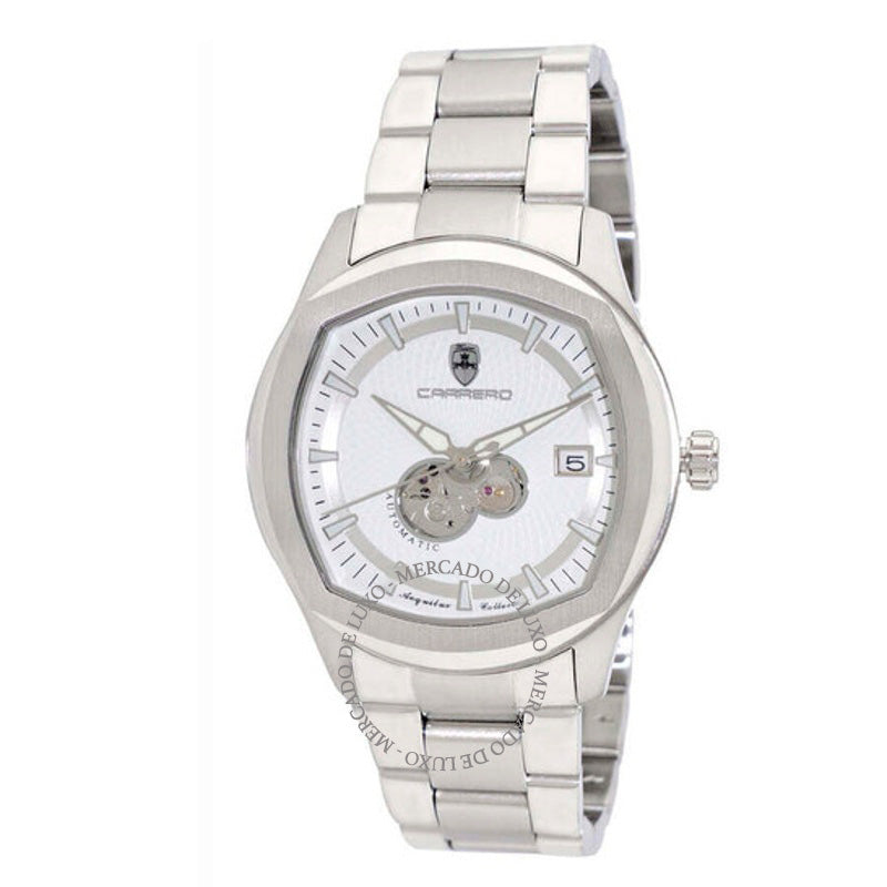 Relógio Aequilux Automático Mostrador Branco 42 mm - Mercado de Luxo - O Maior E-Commerce de Bens, Produtos e Serviços de Luxo do Brasil.