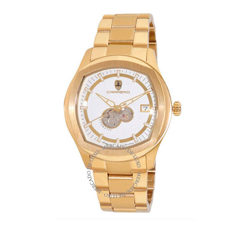 Relógio Aequilux Automático Mostrador Branco 42 mm - Mercado de Luxo - O Maior E-Commerce de Bens, Produtos e Serviços de Luxo do Brasil.