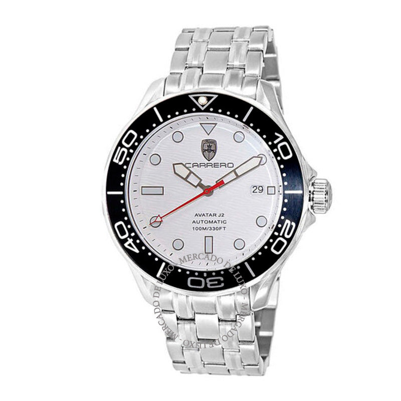 Relógio Avatar Automático Mostrador Branco 44 mm - Mercado de Luxo - O Maior E-Commerce de Bens, Produtos e Serviços de Luxo do Brasil.