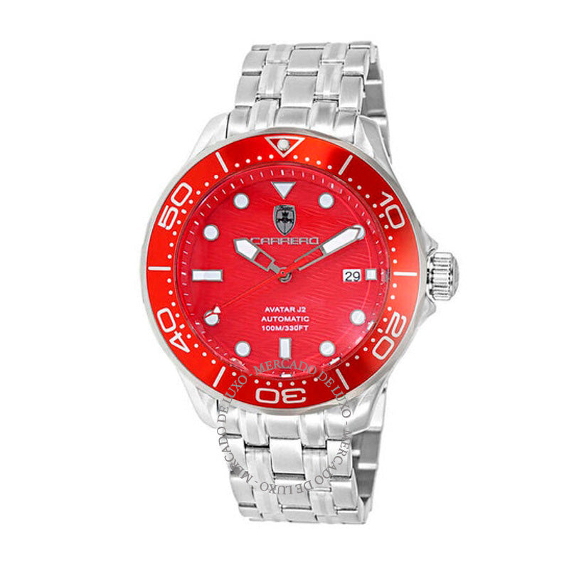 Relógio Avatar Mostrador Vermelho Automático 44 mm - Mercado de Luxo - O Maior E-Commerce de Bens, Produtos e Serviços de Luxo do Brasil.