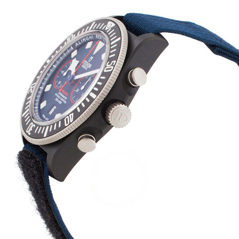 Relógio Pelagos FXD Cronógrafo "Alinghi Red Bull Racing Edition" Cronômetro Automático Mostrador Azul 43 mm - Mercado de Luxo - O Maior E-Commerce de Bens, Produtos e Serviços de Luxo do Brasil.