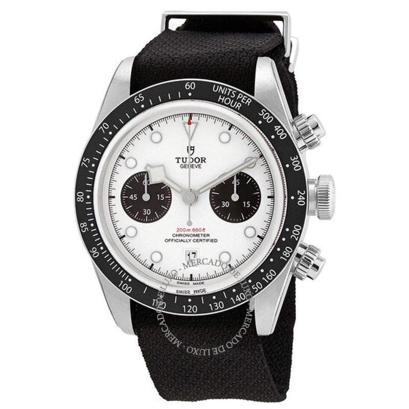 Relógio Black Bay Chrono Chronograph Cronômetro Automático Mostrador Branco 41 mm - Mercado de Luxo - O Maior E-Commerce de Bens, Produtos e Serviços de Luxo do Brasil.
