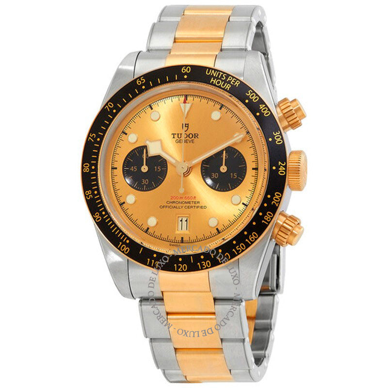 Relógio Black Bay Chronograph Cronômetro Automático Mostrador Champagne 41 mm - Mercado de Luxo - O Maior E-Commerce de Bens, Produtos e Serviços de Luxo do Brasil.