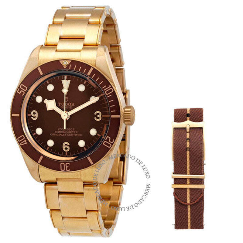 Relógio Black Bay Fifty Eight Cronômetro Automático Mostrador Marrom 39 mm - Mercado de Luxo - O Maior E-Commerce de Bens, Produtos e Serviços de Luxo do Brasil.