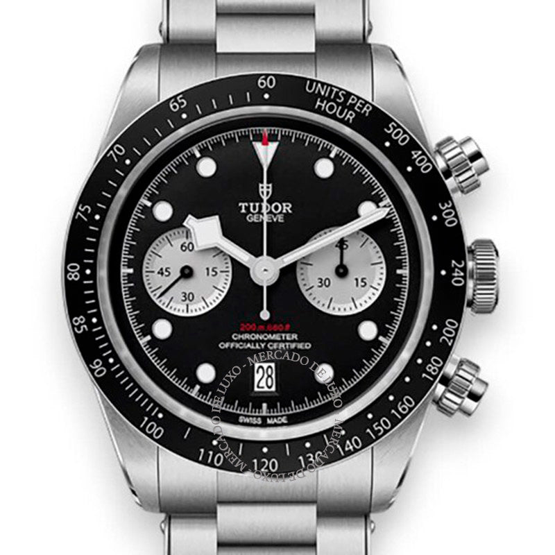 Relógio Black Bay Chrono Cronômetro Automático Mostrador Preto 41 mm - Mercado de Luxo - O Maior E-Commerce de Bens, Produtos e Serviços de Luxo do Brasil.