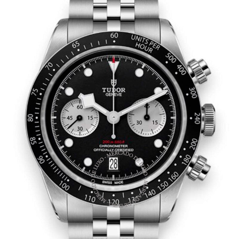 Relógio Black Bay Chrono Cronômetro Automático Mostrador Preto  - Mercado de Luxo - O Maior E-Commerce de Bens, Produtos e Serviços de Luxo do Brasil.