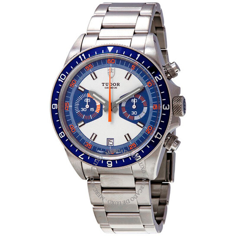 Relógio Heritage Chronograph Automático Opaline Mostrador Azul 42 mm - Mercado de Luxo - O Maior E-Commerce de Bens, Produtos e Serviços de Luxo do Brasil.