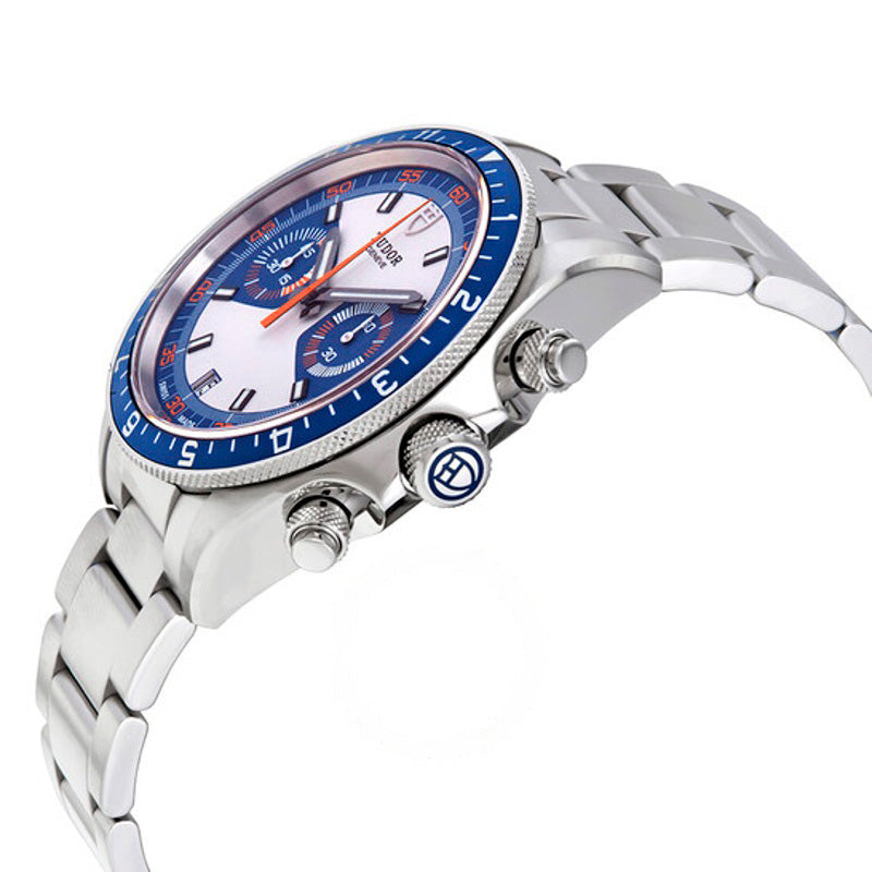 Relógio Heritage Chronograph Automático Opaline Mostrador Azul 42 mm - Mercado de Luxo - O Maior E-Commerce de Bens, Produtos e Serviços de Luxo do Brasil.