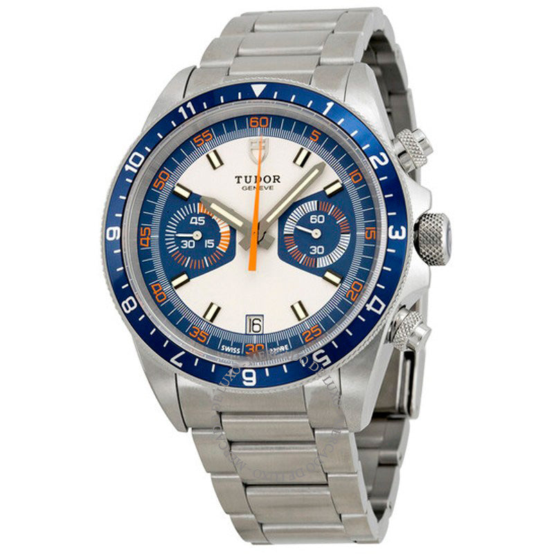 Relógio Heritage Chronograph Mostrador Azul e Prateado  - Mercado de Luxo - O Maior E-Commerce de Bens, Produtos e Serviços de Luxo do Brasil.