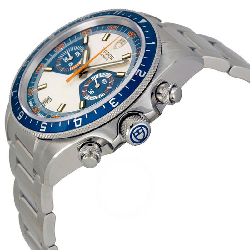 Relógio Heritage Chronograph Mostrador Azul e Prateado  - Mercado de Luxo - O Maior E-Commerce de Bens, Produtos e Serviços de Luxo do Brasil.